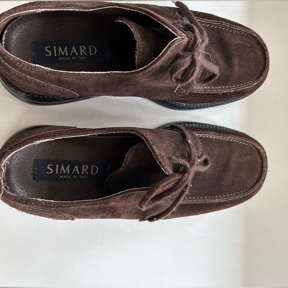 Simard Men’s Brown Suede shoes. Size 44 (10US) Made in Italy - Picture 2 of 6